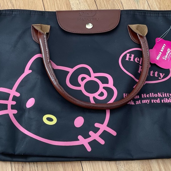 Hello Kitty Shopping Bag Women Large Capacity Tote Waterproof Shoulder Bag - Picture 2 of 6